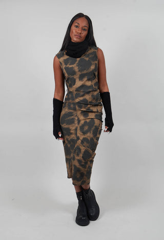 Fitted Dress in Leo Big Cloud  - 1390908