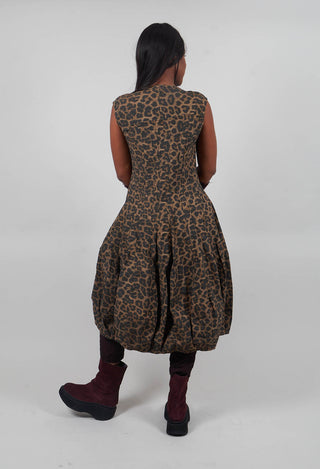 Balloon Hem Dress in Leo Cloud - 1390913