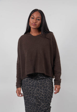 Boxy Fit Jumper in Umbra  - 1410701