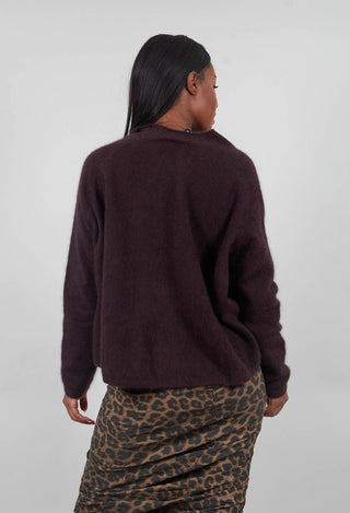 Boxy Fit Jumper in Purple - 1410701