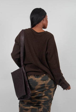 Raw Edge Jumper in Umbra - 1530702