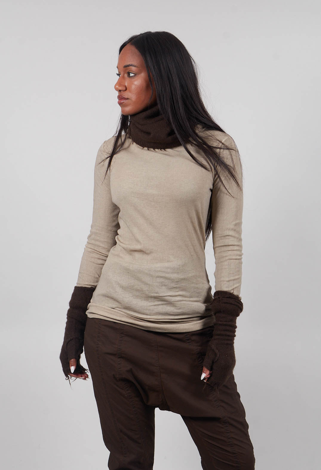 Raw Edge Snood in Umbra - 1534610
