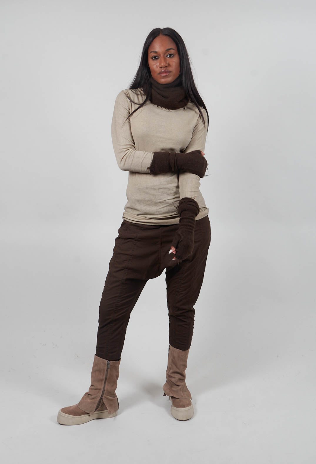 Raw Edge Snood in Umbra - 1534610