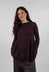 Flared Jersey Top in Purple Cloud  - 1560508