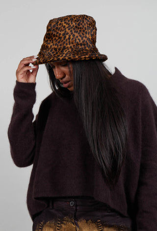 Leather Hat in Leo Light  - 1761705