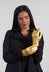 Leather Gloves in Gold  - 1802002