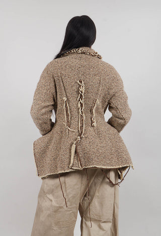 Raw Edge Jacket in Dakar Check  - 2051101