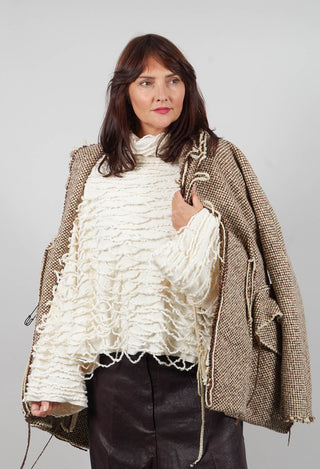 Raw Edge Jacket in Dakar Check  - 2051101