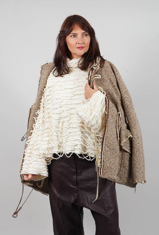 Raw Edge Jacket in Dakar Check  - 2051101
