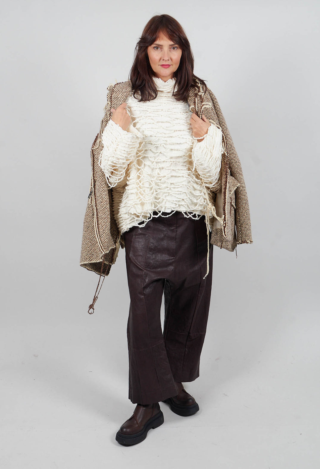 Raw Edge Jacket in Dakar Check  - 2051101
