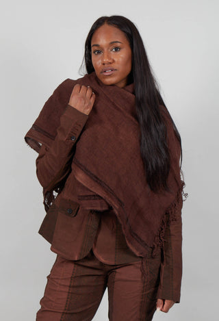 Linen Scarf in Henna Cloud - 2091406