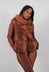 Linen Scarf in Terracotta Cloud - 2091406