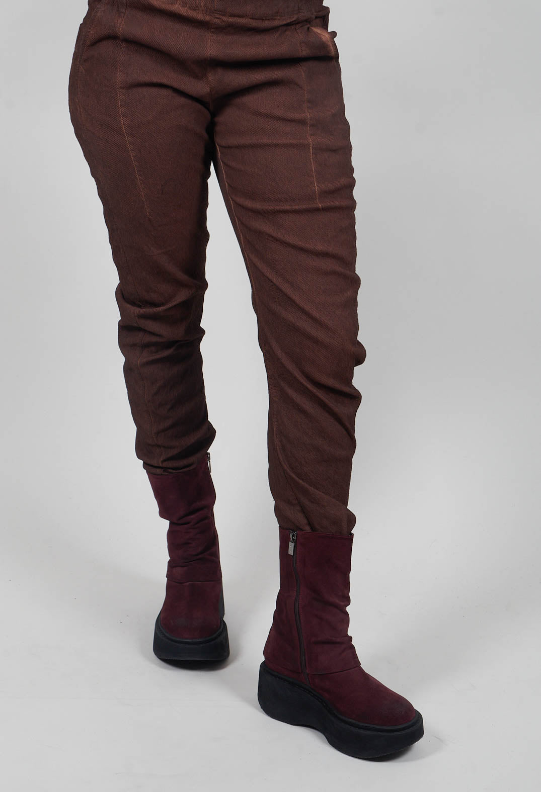 Slim Leg Trousers in Henna Cloud  - 2120101