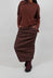 Fitted Maxi Skirt in Henna Cloud  - 2120307