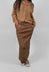 Fitted Maxi Skirt in Dakar Cloud - 2120307
