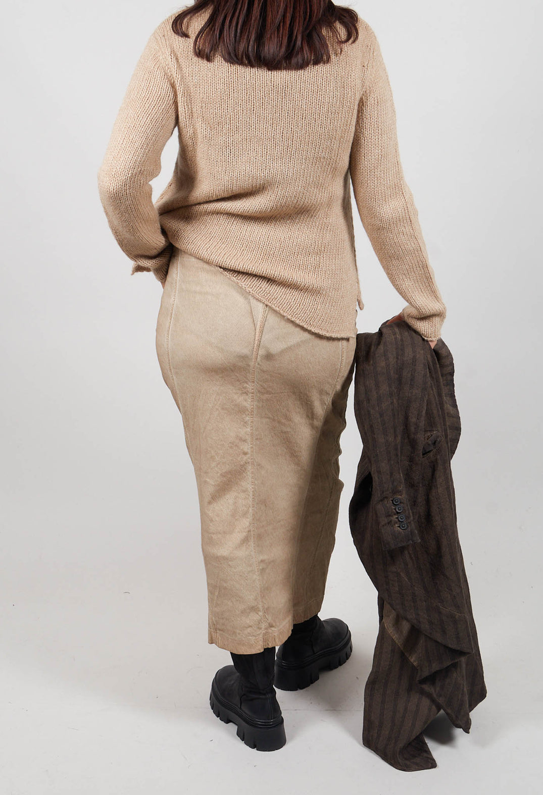 Fitted Maxi Skirt in Clay Cloud  - 2120307