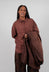 Longline Shirt in Henna Cloud Stripe  - 2130401