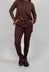 Slim Trousers with Seam Detail in Henna Cloud  - 2190105