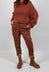 Slim Trousers with Seam Detail in Terracotta Cloud  - 2190105