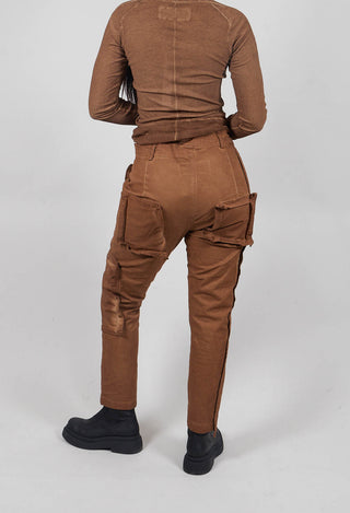 Slim Trousers with Seam Detail in Dakar Cloud - 2190105