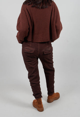 Straight Leg Trousers in Henna Cloud - 2220102