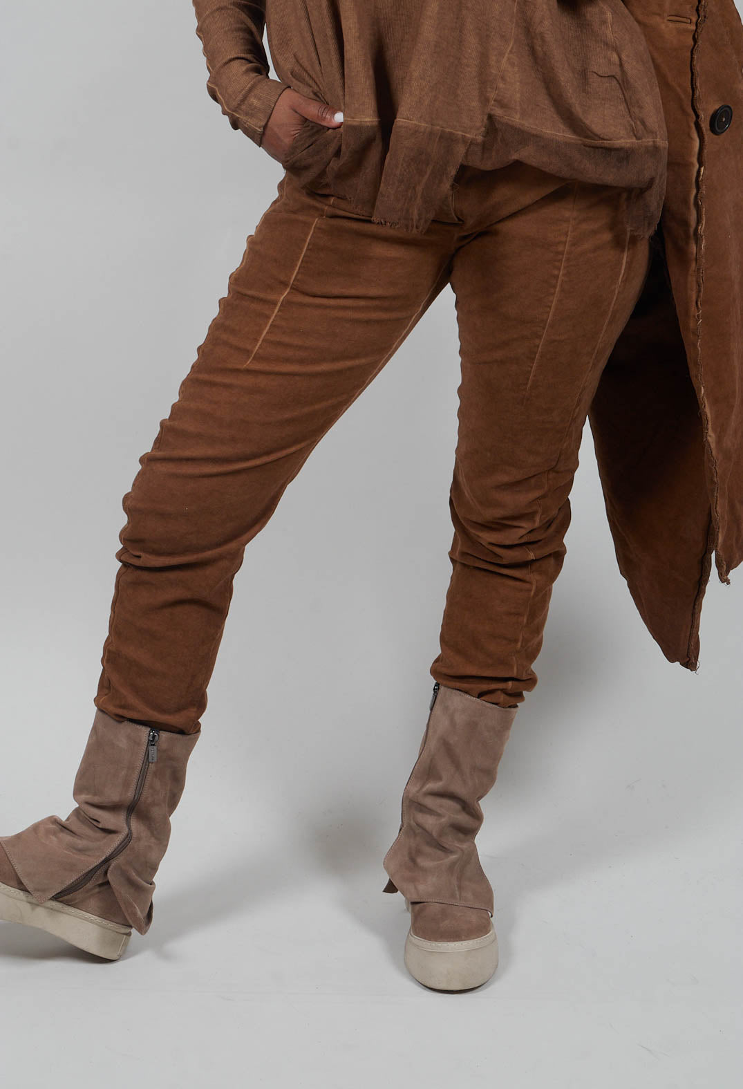 Straight Leg Trousers in Dakar Cloud  - 2220102