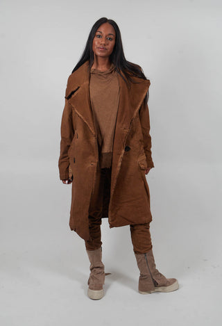 Double Breasted Coat in Dakar Cloud  - 2221205