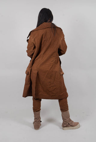 Double Breasted Coat in Dakar Cloud  - 2221205