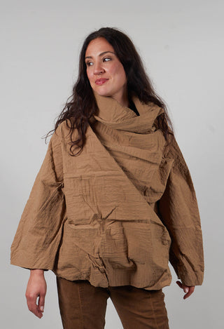 Oversized High Neck Top in Dakar 3D Optic  - 2240802