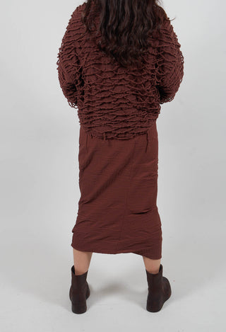 Pencil Skirt in Henna 3D Optic - 2240308
