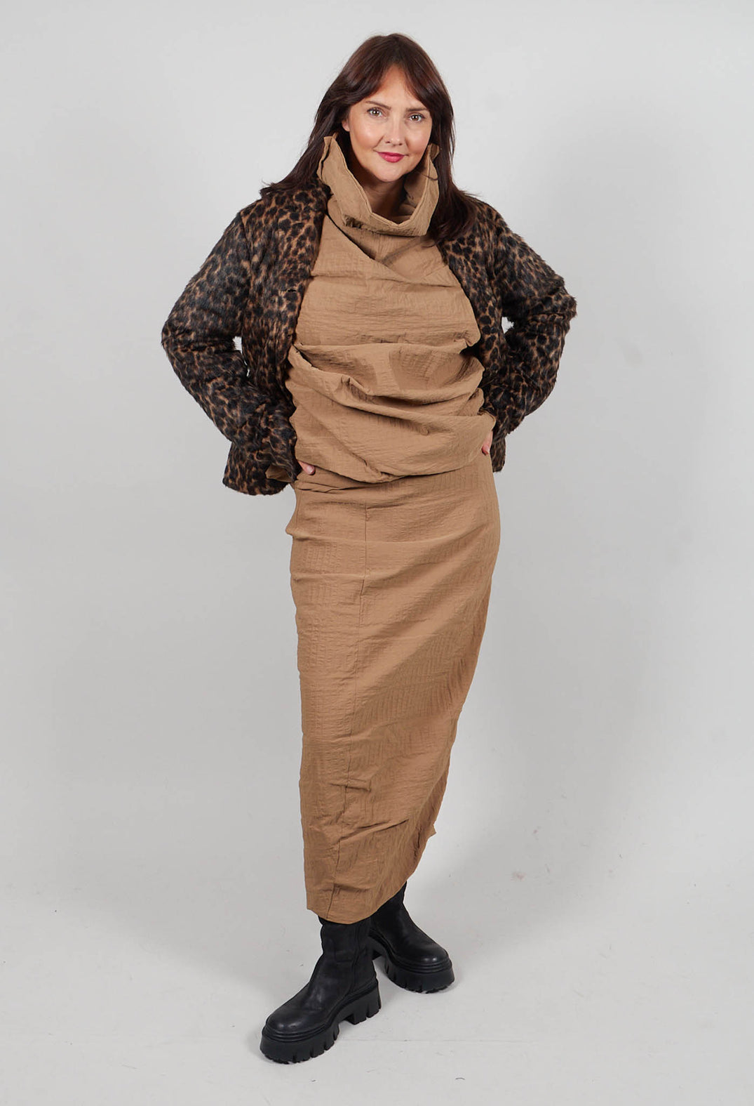 Pencil Skirt in Dakar 3D Optic  - 2240308
