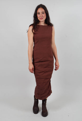 Shift Dress in Henna 3D Optic - 2240911