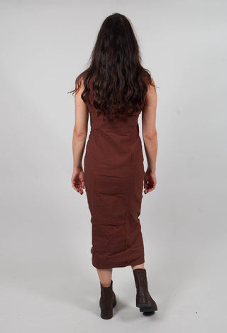 Shift Dress in Henna 3D Optic - 2240911