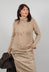 Cable Jumper in Clay Melange  - 2250703