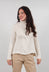 Cable Jumper in Ivory Melange - 2250703