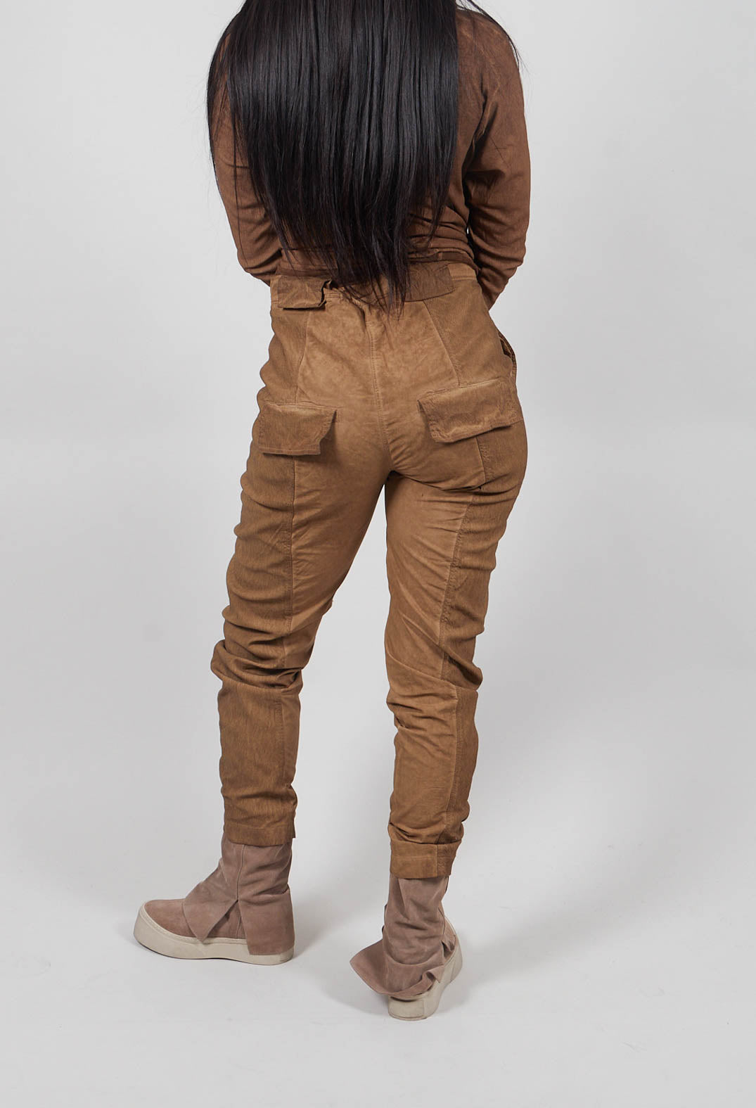 Seam Detail Trousers in Dakar Cloud - 2260104
