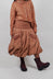 Bubble Hem Skirt in Terracotta Cloud - 2260307