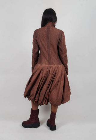 Bubble Hem Dress in Henna Cloud - 2260908