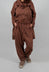 Drop Crotch Joggers in Terracotta Cloud  - 2280102