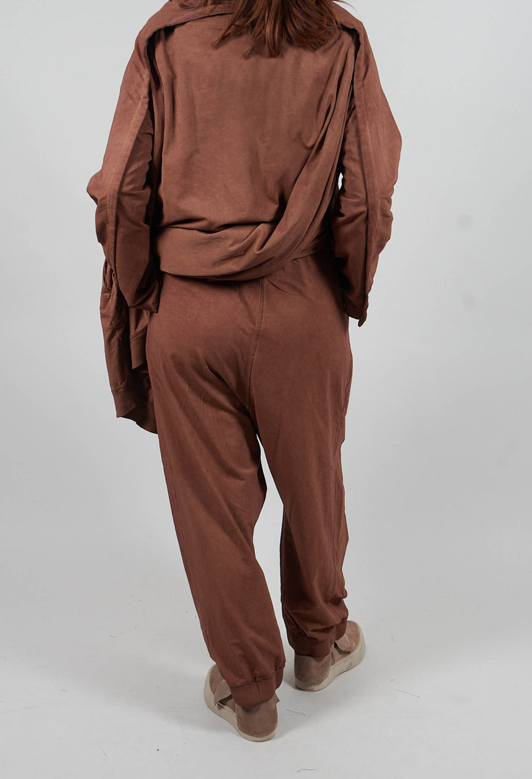 Drop Crotch Joggers in Terracotta Cloud  - 2280102