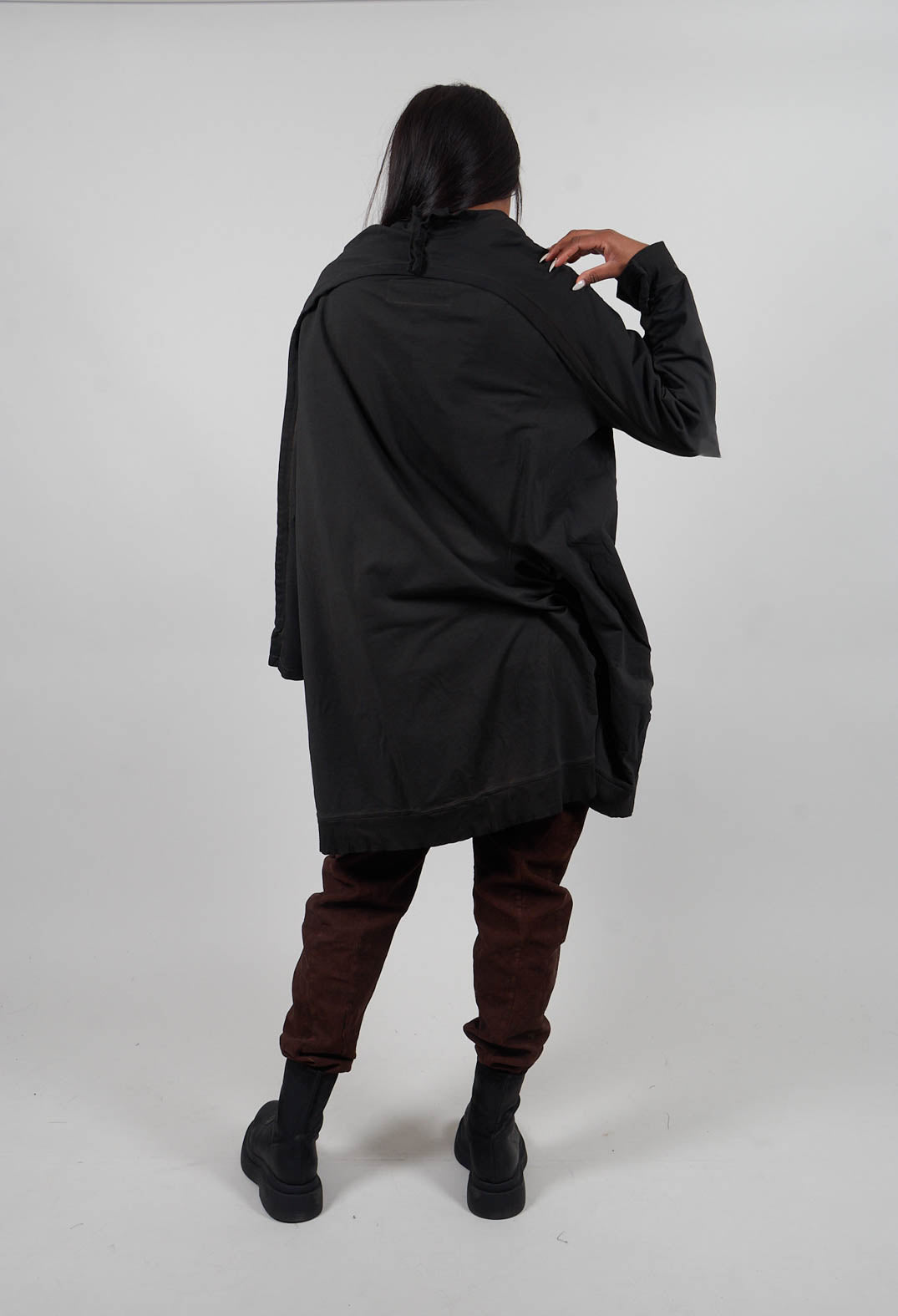 Jersey Over Dress in Black Cloud  - 2280905