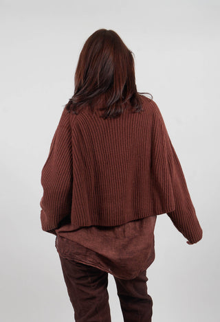 Ribbed Jumper in Henna  - 2350710
