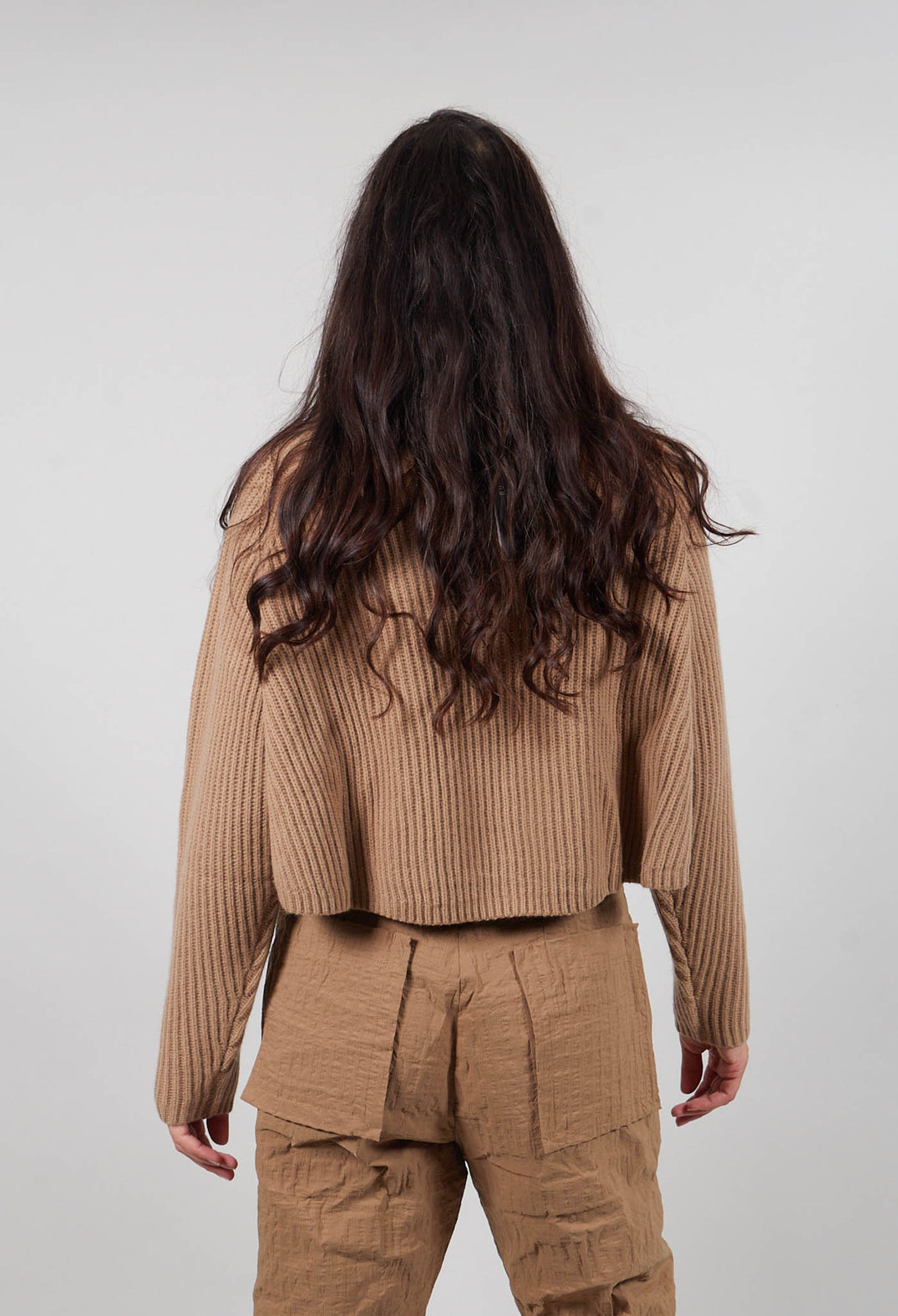 Ribbed Jumper in Clay  - 2350710