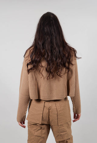 Ribbed Jumper in Clay  - 2350710
