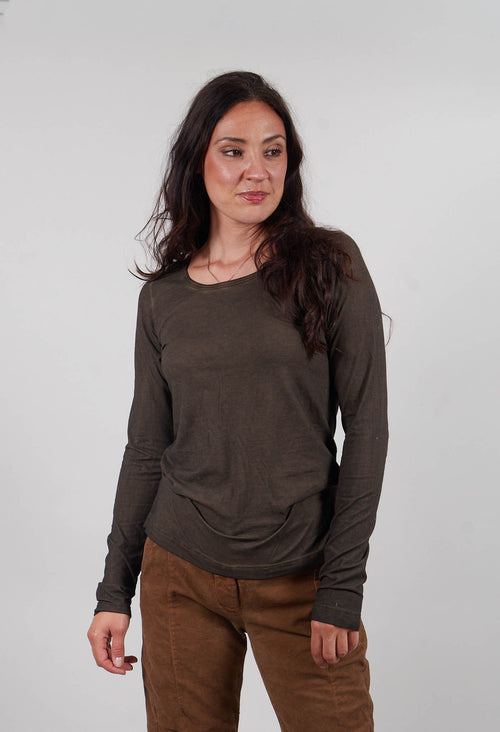 Long Sleeve T-Shirt in Dk Dakar Cloud  - 2560509