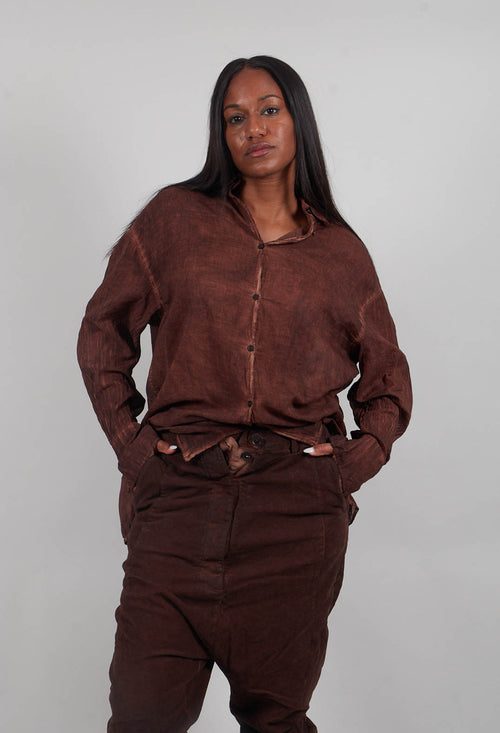 Relaxed Fit Shirt in Henna Cloud  - 2580401