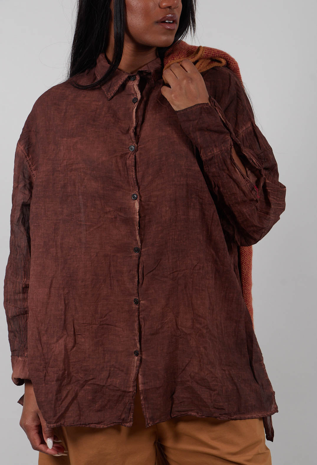 Relaxed Fit Shirt in Henna Cloud  - 2580401