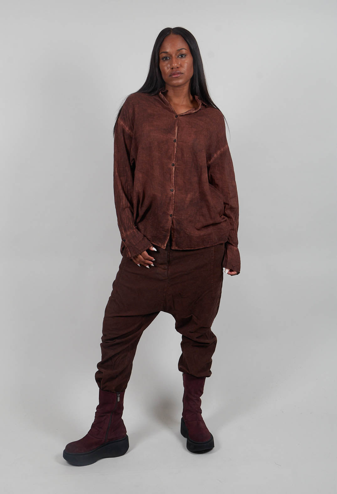 Relaxed Fit Shirt in Henna Cloud  - 2580401