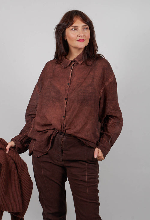 Relaxed Fit Shirt in Henna Cloud  - 2580401