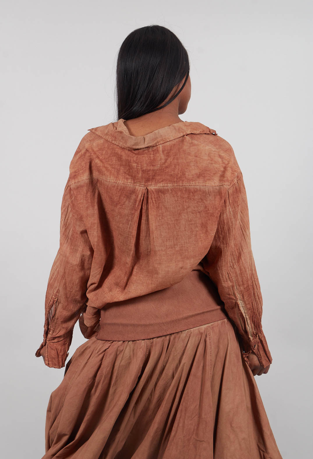 Relaxed Fit Shirt in Terracotta Cloud  - 2580401